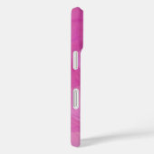 Coques Case-Mate iPhone Ligne Abstraite Coeur rose soyeux (Verso / Droite)