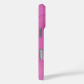Coques Case-Mate iPhone Ligne Abstraite Coeur rose soyeux (Verso / Droite)