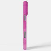 Coques Case-Mate iPhone Ligne Abstraite Coeur rose soyeux (Verso / Droite)