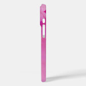 Coques Case-Mate iPhone Ligne Abstraite Coeur rose soyeux Customisée (Verso / Gauche)