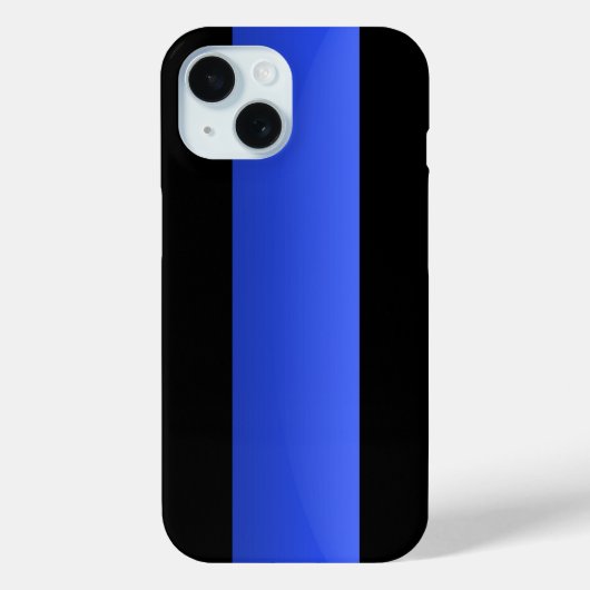 Coques Case-Mate iPhone Ligne bleue mince (Verso)