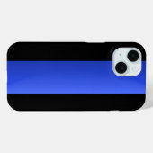 Coques Case-Mate iPhone Ligne bleue mince (Verso (horizontal))