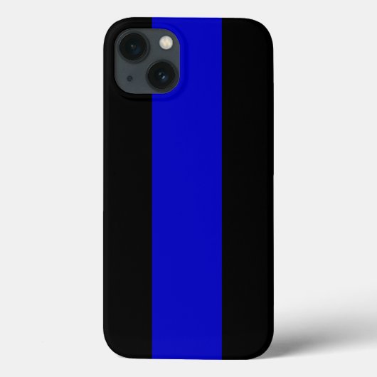 Coques Case-Mate iPhone Ligne bleue mince (Verso)