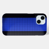 Coques Case-Mate iPhone Ligne bleue mince de la police (Verso (horizontal))