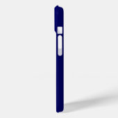 Coques Case-Mate iPhone Ligne bleue mince de la police (Verso / Gauche)