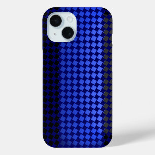 Coque Pour iPhone 15 Ligne bleue mince de la police