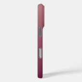 Coques Case-Mate iPhone Ligne de fleurs botaniques Deep Red Gold (Verso / Droite)