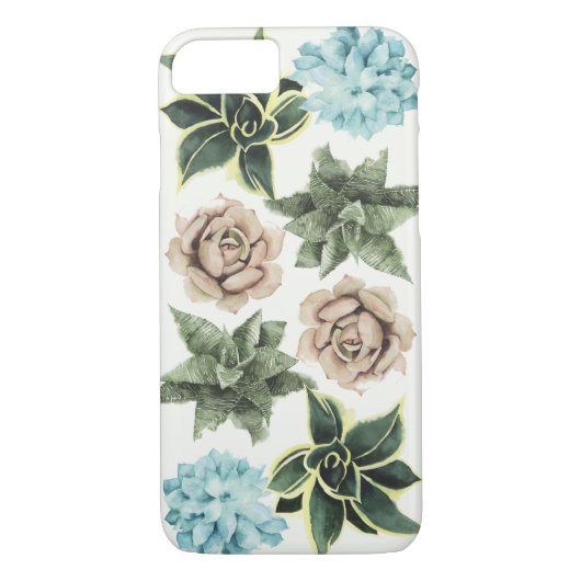 Coques Case-Mate iPhone Ligne de succulents (Dos)