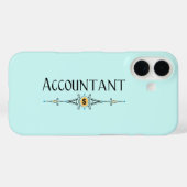 Coques Case-Mate iPhone Ligne décorative comptable (Verso (horizontal))