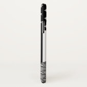 Coques Case-Mate iPhone Ligne rouge mince des pompiers (Dos/Droite)