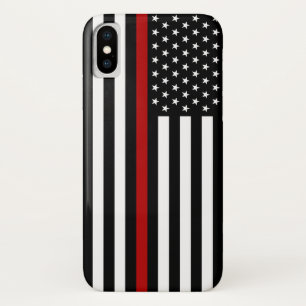 Case-Mate iPhone Case Ligne rouge mince drapeau
