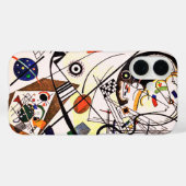 Coques Case-Mate iPhone Ligne Transverse - Kandinsky Art géométrique moder (Verso (horizontal))