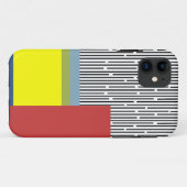Coques Case-Mate iPhone Lignes Abstraites et rectangles (Dos (Horizontal))