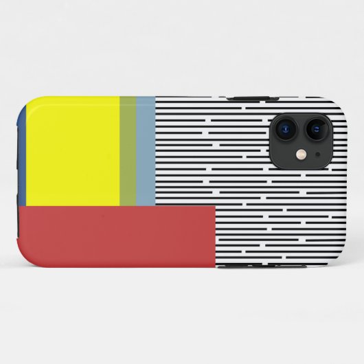 Coques Case-Mate iPhone Lignes Abstraites et rectangles (Dos (Horizontal))