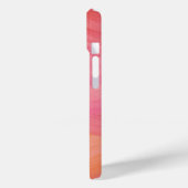 Coques Case-Mate iPhone Lignes Abstraites roses Motif Aquarelle moderne (Verso / Gauche)