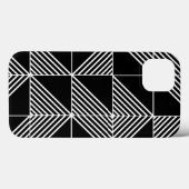 Coques Case-Mate iPhone Lignes Art Déco Noir (Verso (horizontal))