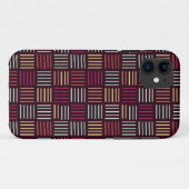 Coques Case-Mate iPhone Lignes colorées carrées (Dos (Horizontal))