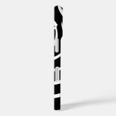 Coques Case-Mate iPhone Lignes courbes en noir et blanc Coque-coque iphone (Verso / Droite)