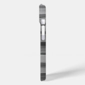 Coques Case-Mate iPhone Lignes d'aquarelle gris charbon moderne Motif (Verso / Gauche)