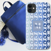 Lignes de boucle - Boîtier téléphonique Blue Ombre