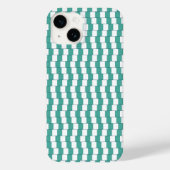 Coques Case-Mate iPhone Lignes déroutantes turquoise (Verso)