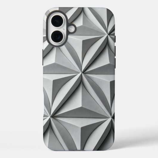 Coques Case-Mate iPhone Lignes d'intersection pliées d'origami Abstrait (Verso)