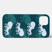Coques Case-Mate iPhone Lignes Du Motif Octopus (Verso (horizontal))