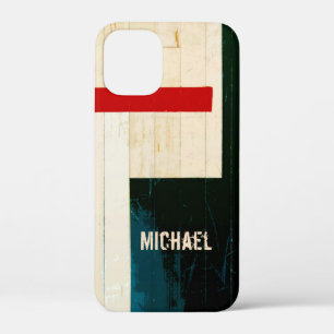 Case-Mate iPhone Case Lignes et marques de plancher en bois rustique