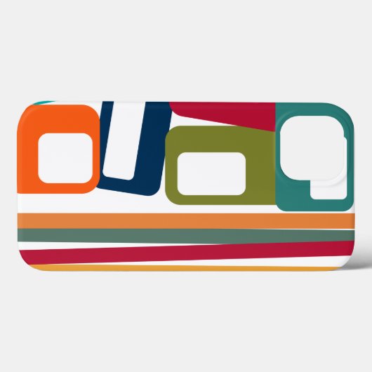 Coques Case-Mate iPhone Lignes et rectangles (Verso (horizontal))