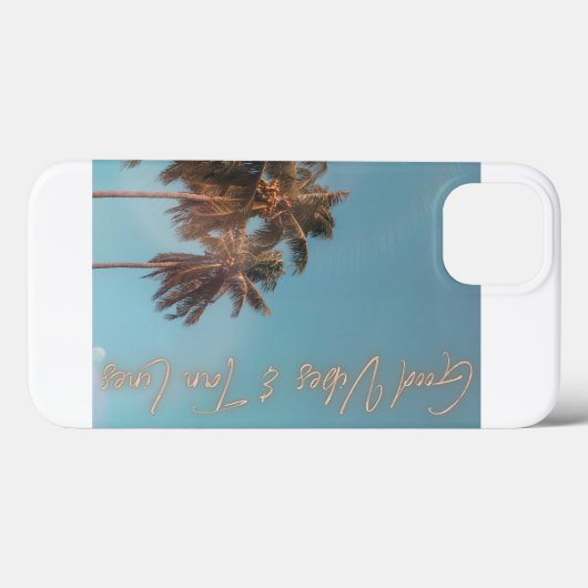 Coques Case-Mate iPhone Lignes Good Vibes et Tan (Verso (horizontal))