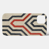 Coques Case-Mate iPhone Lignes graphiques orange et bleu (Verso (horizontal))