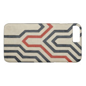 Coques Case-Mate iPhone Lignes graphiques orange et bleu (Dos (Horizontal))