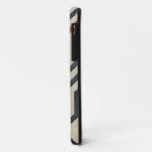 Coques Case-Mate iPhone Lignes graphiques oranges et bleues (Dos/Gauche)