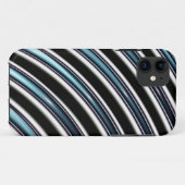 Coques Case-Mate iPhone Lignes incurvées étroitement d'une fractale (Dos (Horizontal))