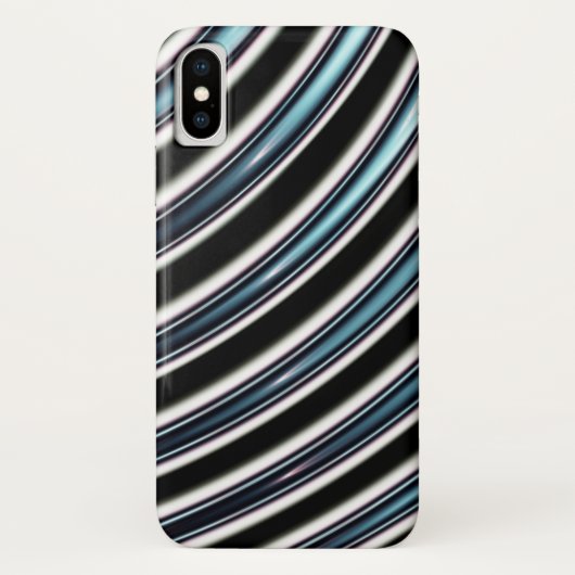 Coques Case-Mate iPhone Lignes incurvées étroitement d'une fractale (Dos)