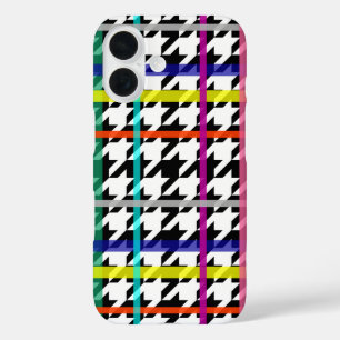 Coques iPhone 16 Lignes Multicolores Sur La Conception De Houndstoo