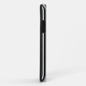 Coques Case-Mate iPhone Lignes noires et blanches (Dos/Droite)
