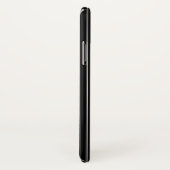 Coques Case-Mate iPhone Lignes noires et blanches (Dos/Droite)