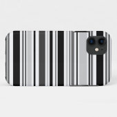 Coques Case-Mate iPhone Lignes noires, grises, blanches mélangées (Dos (Horizontal))