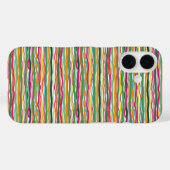 Coques Case-Mate iPhone Lignes ondulées Hippie de ton terrestre sur toute (Verso (horizontal))
