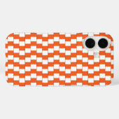 Coques Case-Mate iPhone Lignes Orange déroutantes (Verso (horizontal))