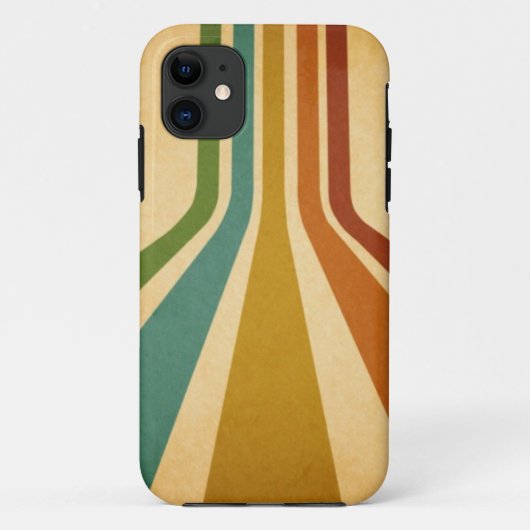 Coques Case-Mate iPhone Lignes rétro (Dos)