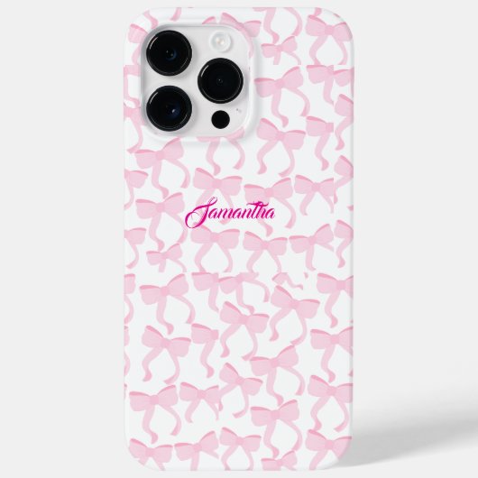 Coques Case-Mate iPhone Lignes roses chics (Verso)