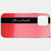 Coques Case-Mate iPhone Lignes rouges (Verso (horizontal))