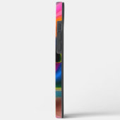 Coques Case-Mate iPhone Lignes torsadées abstraites de couleur en sculptur (Verso / Gauche)