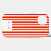 Coques Case-Mate iPhone Lignes verticales bandes personnalisées (Verso (horizontal))