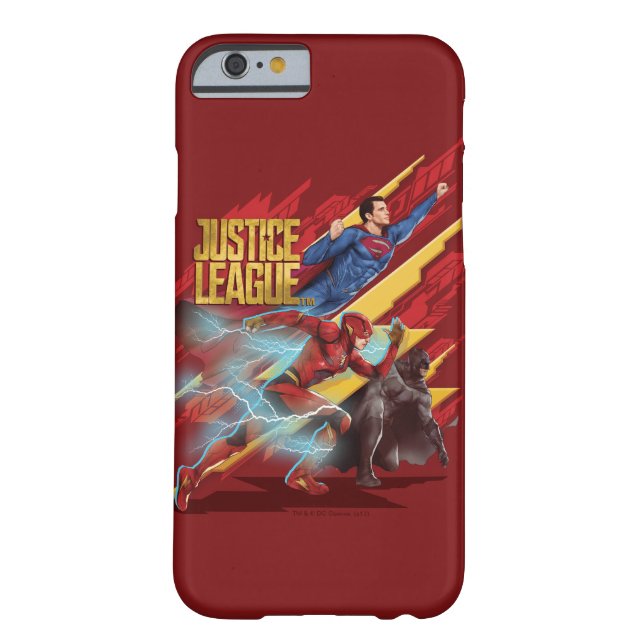 Coques Case-Mate iPhone Ligue de Justice | Badge Superman, Flash et Batman (Dos)