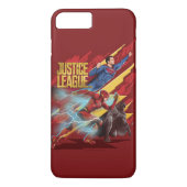 Coques Case-Mate iPhone Ligue de Justice | Badge Superman, Flash et Batman (Dos)