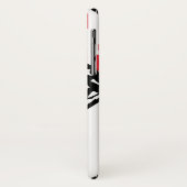 Coques Case-Mate iPhone Ligue de Justice | Cyborg Digital Noir Pop Art (Dos/Gauche)