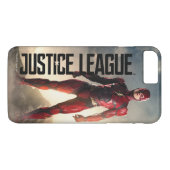 Coques Case-Mate iPhone Ligue de Justice | Le Flash Sur Le Champ De Batail (Dos (Horizontal))